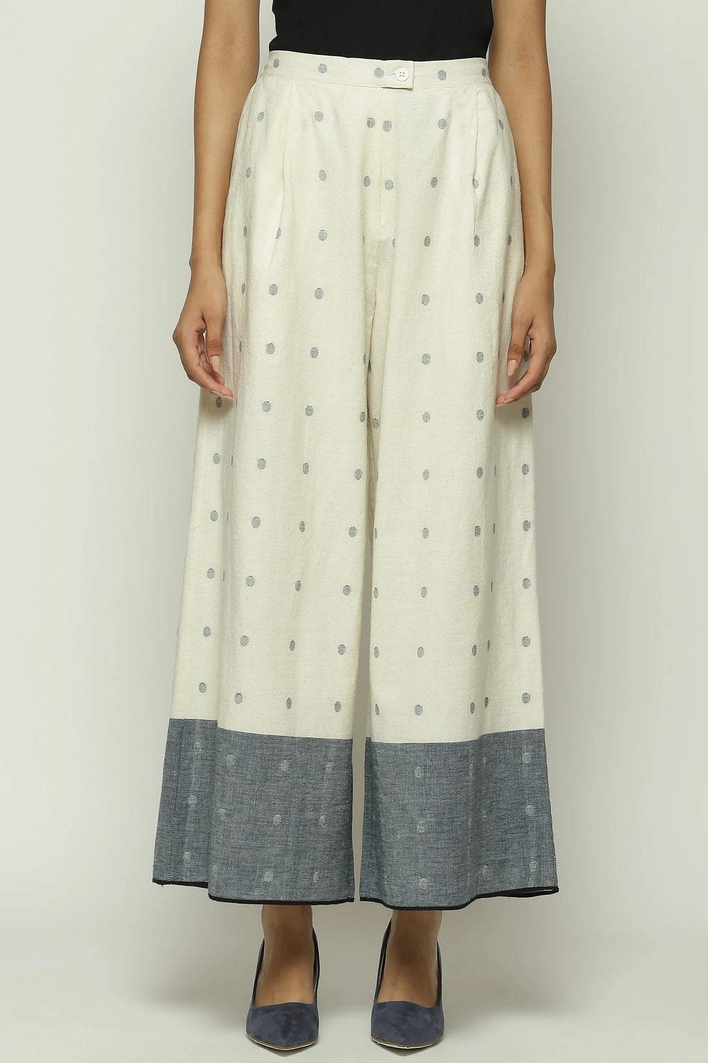 Border Jamdani Dots Trouser