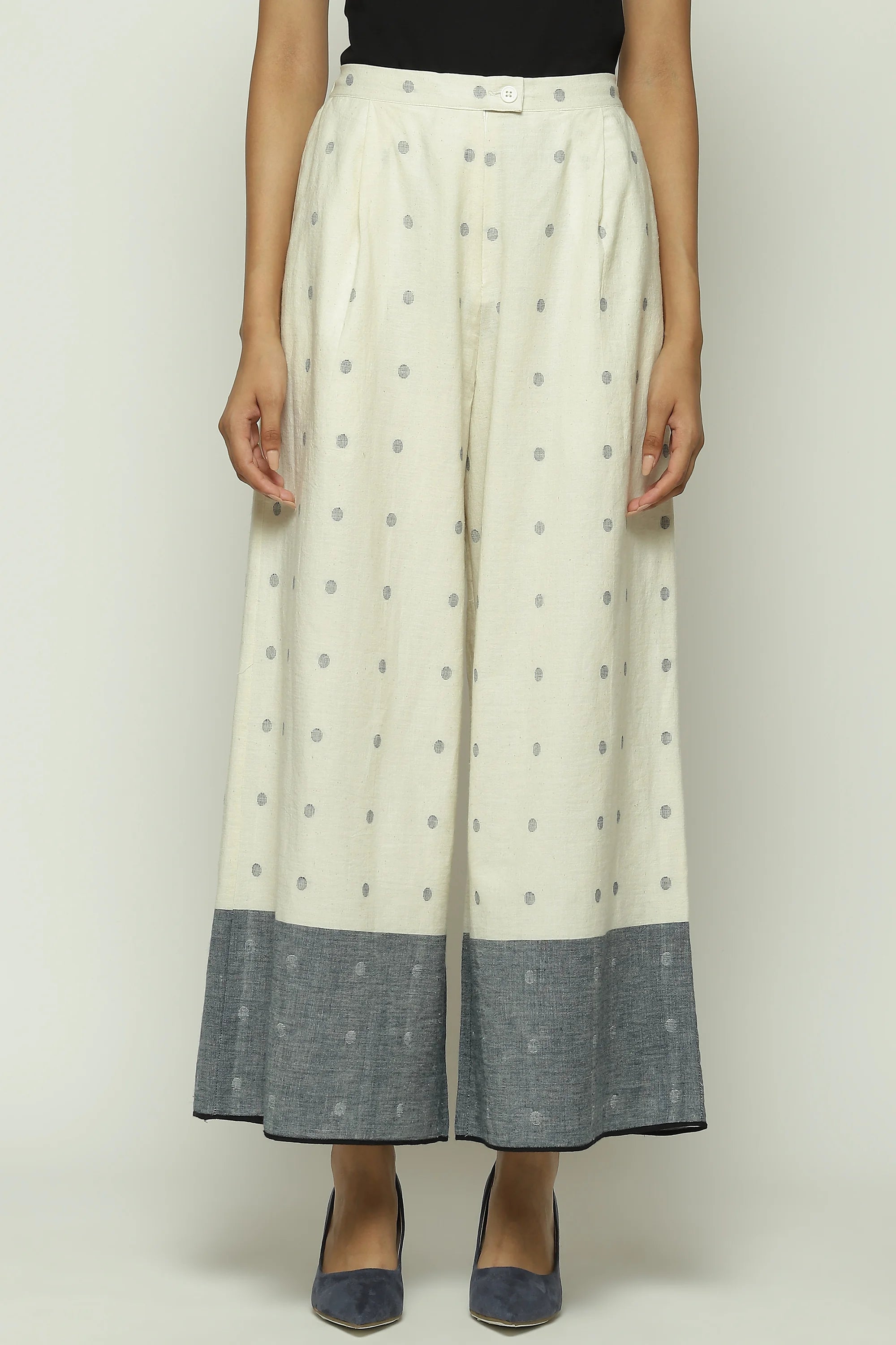 Border Jamdani Dots Trouser