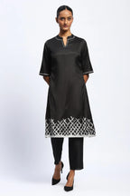 Lattice Ikat Kurta