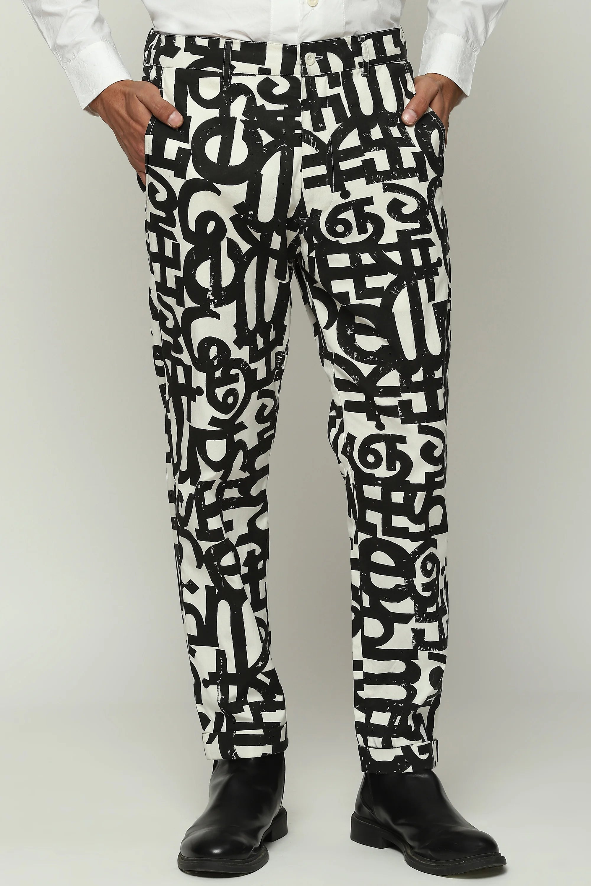 Organic Calligraphy Trouser