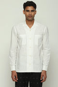 Tonal Ebroidered Code Shirt