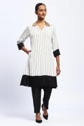 Solid Stripes Kurta