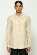 Calligraphy Cutwork Shirt