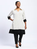 Solid Stripes Kurta