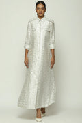 Calligraphy Cutwork Zari Shirt