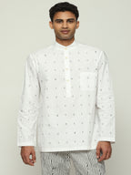 Embroidered Code Kurta