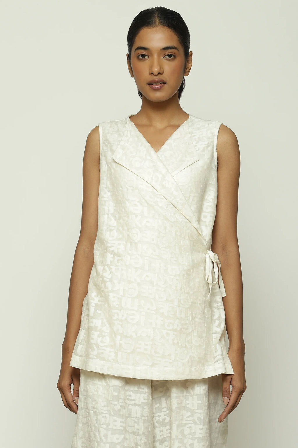 Calligraphy Cutwork Top