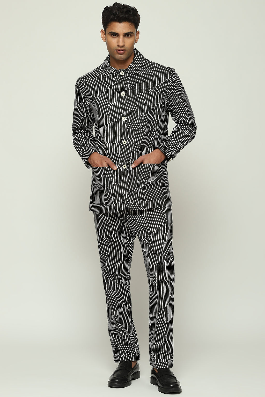 Broken Pinstripes Jacket