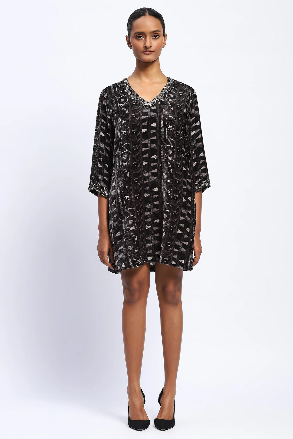 Rabari Velvet Dress