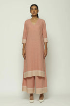Chettinad Checks Redwood Kurta