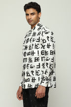 Spaced Out Calligraphy Shirt