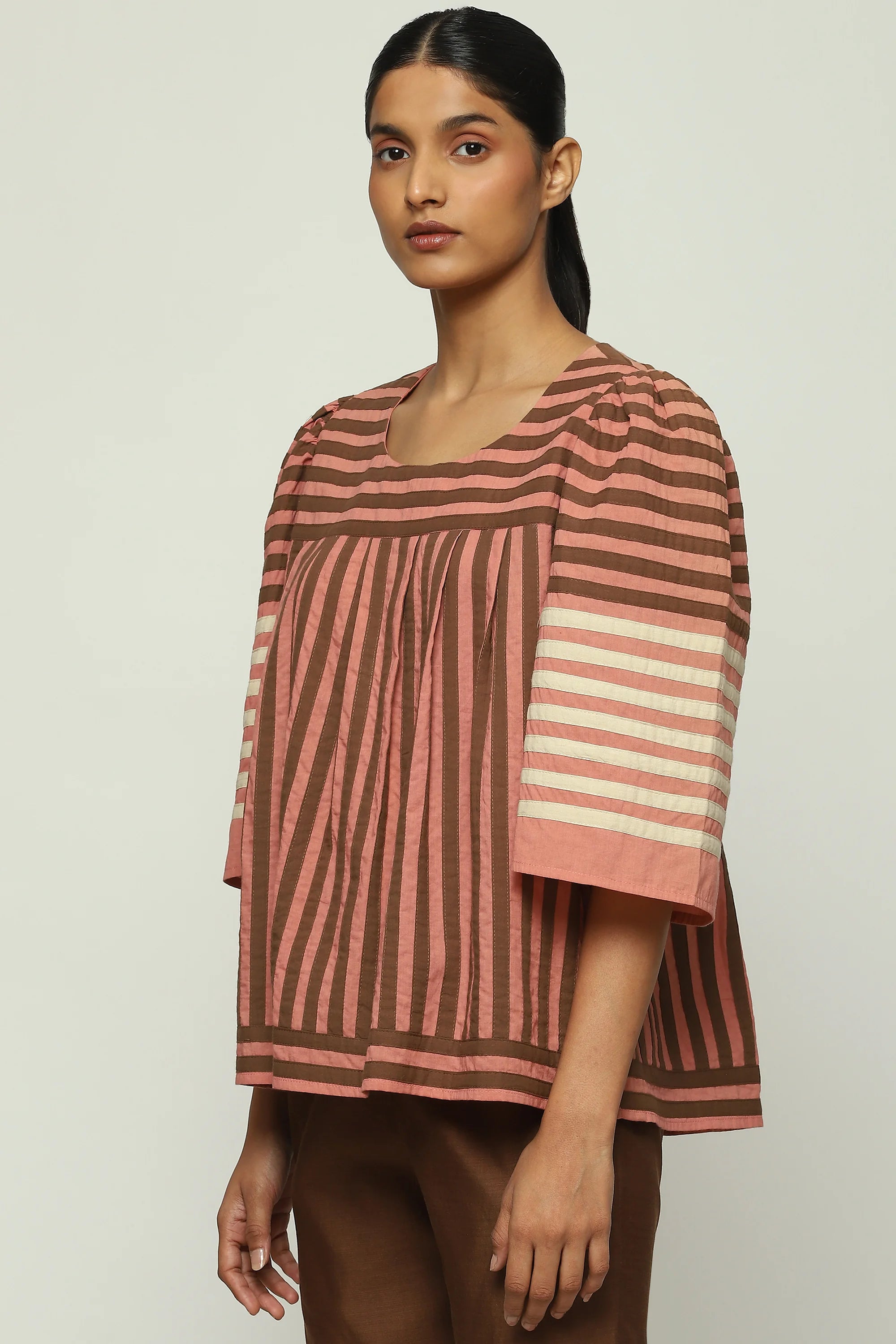 Applique Stripes Top