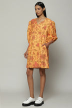 Chintz Print Handspun Handwoven Cotton Dress