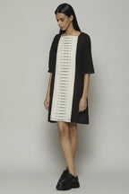 Body Kuppadam Handwoven Cotton Kurta Ivory-Black