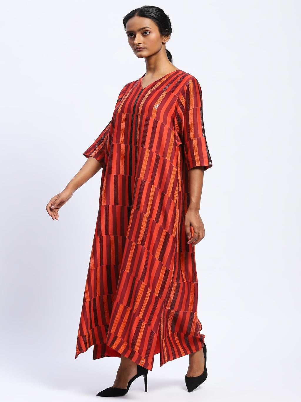 Step Blocks Kaftan