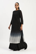 Ombre Stab Stitch Kurta