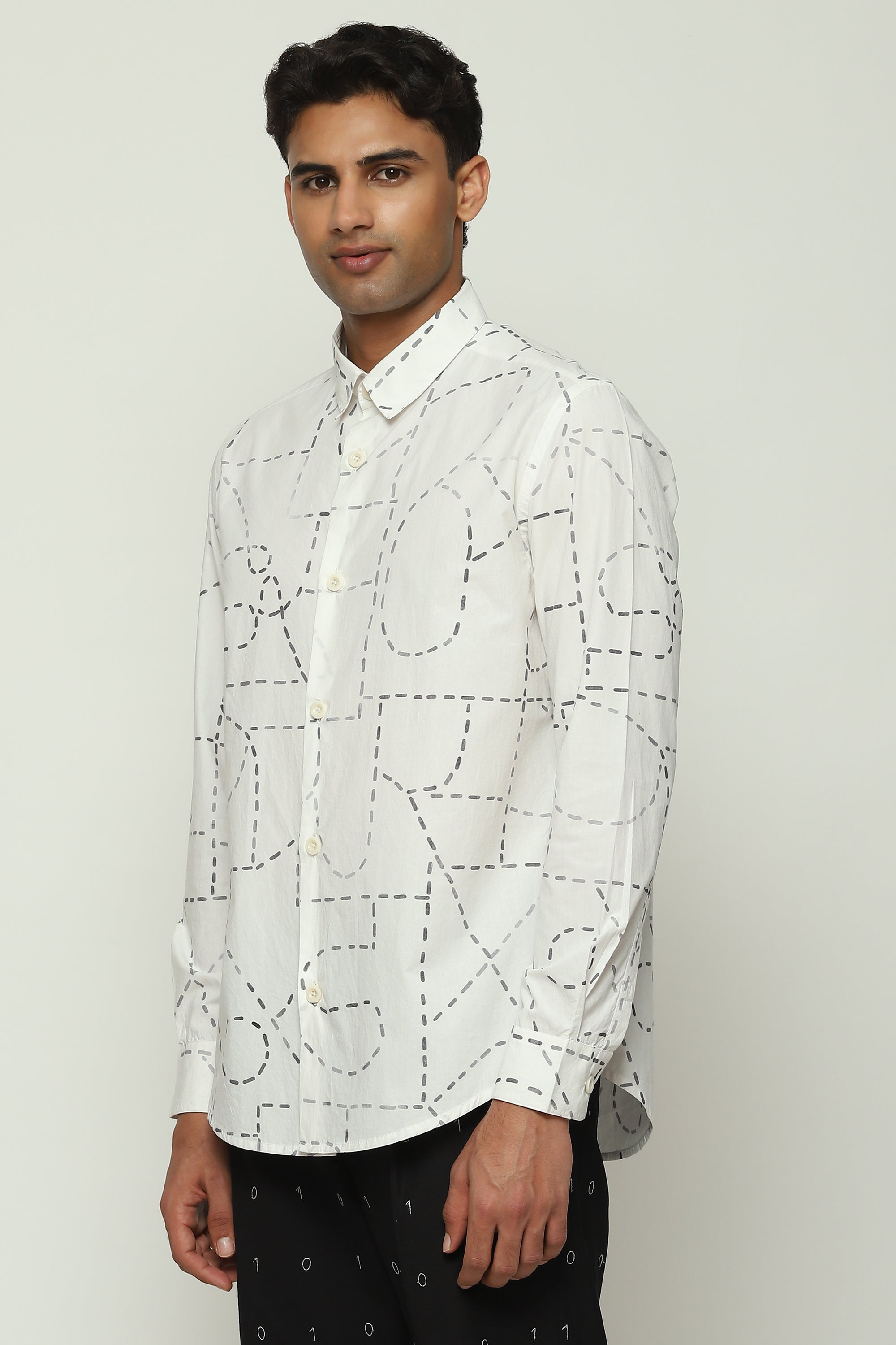 Kantha Calligraphy Shirt