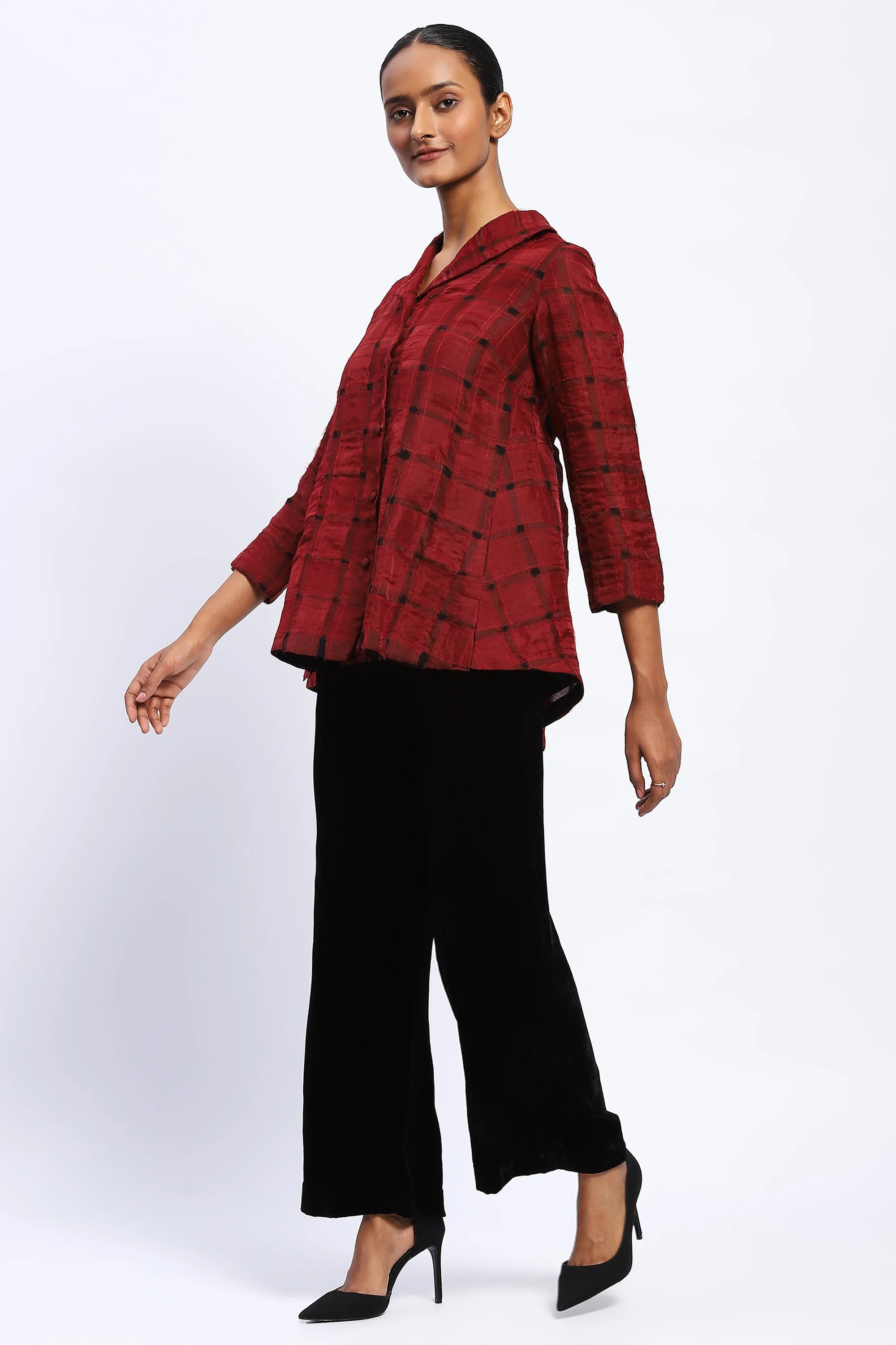 Organza Basket Weave Jacket