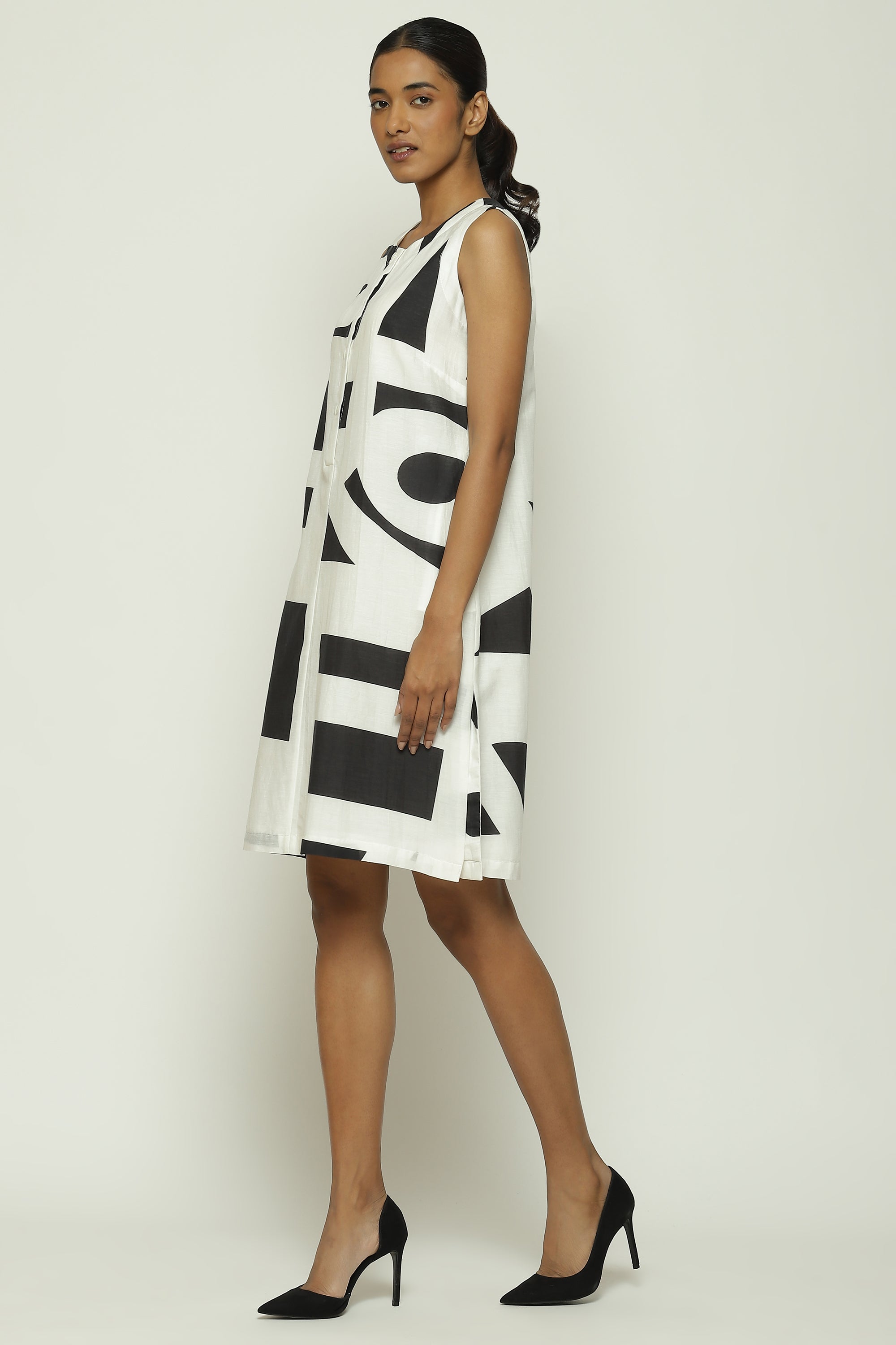 Oversized Calligraphy Tunic