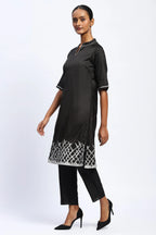 Lattice Ikat Kurta