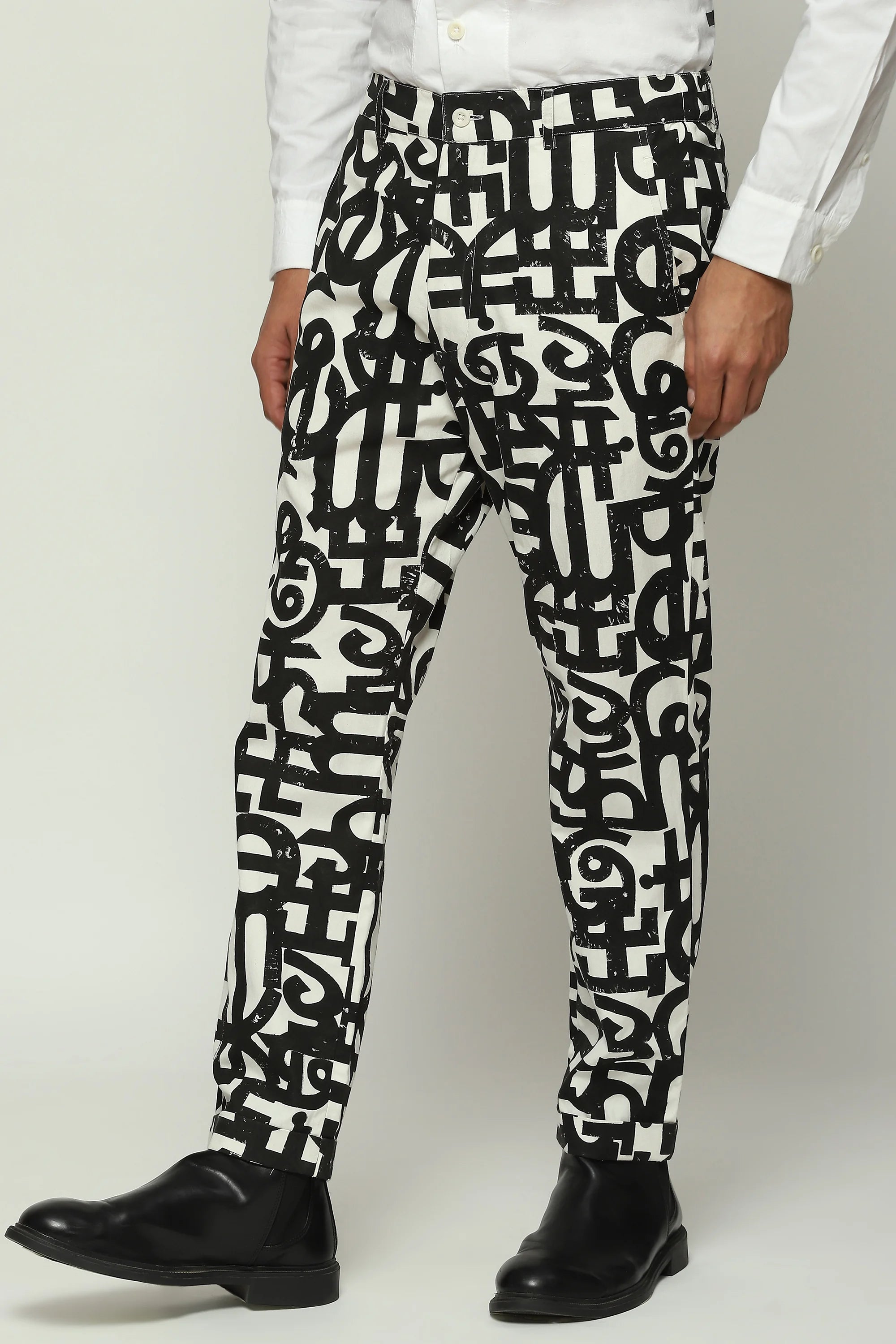 Organic Calligraphy Trouser
