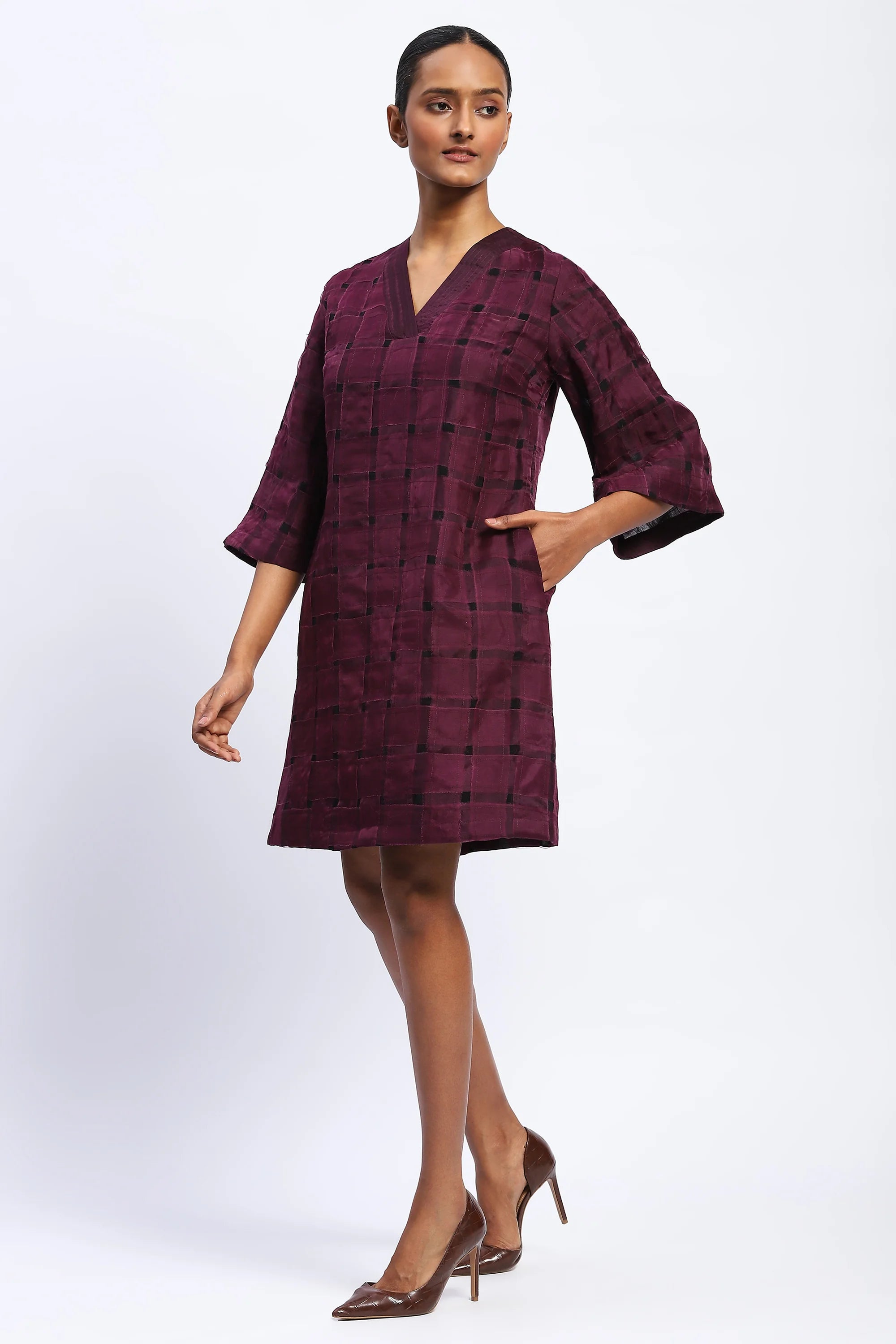 Organza Weave Dress
