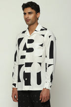 Oversized Calligraphy Shirt