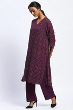 Embroidered Jaali Kurta