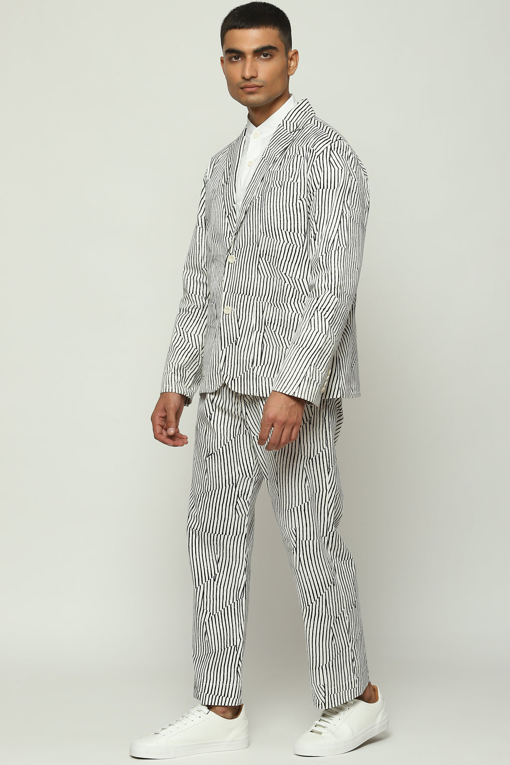 Broken Pinstripes Jacket