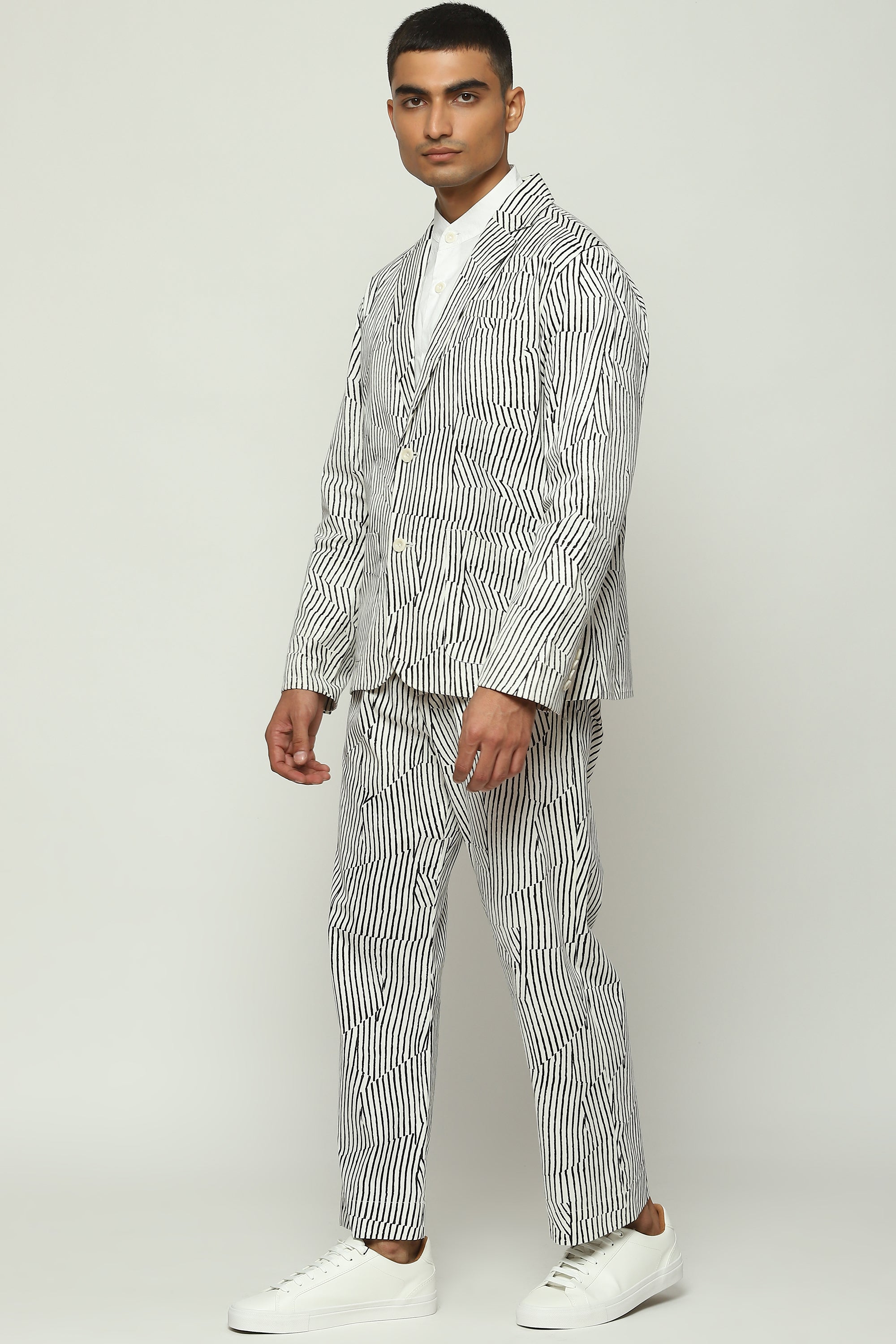 Broken Pinstripes Jacket