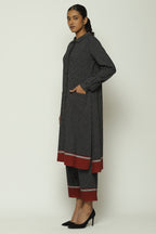 Chettinad Checks Red Border Shirt