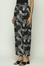 Multi Dots Black Trouser