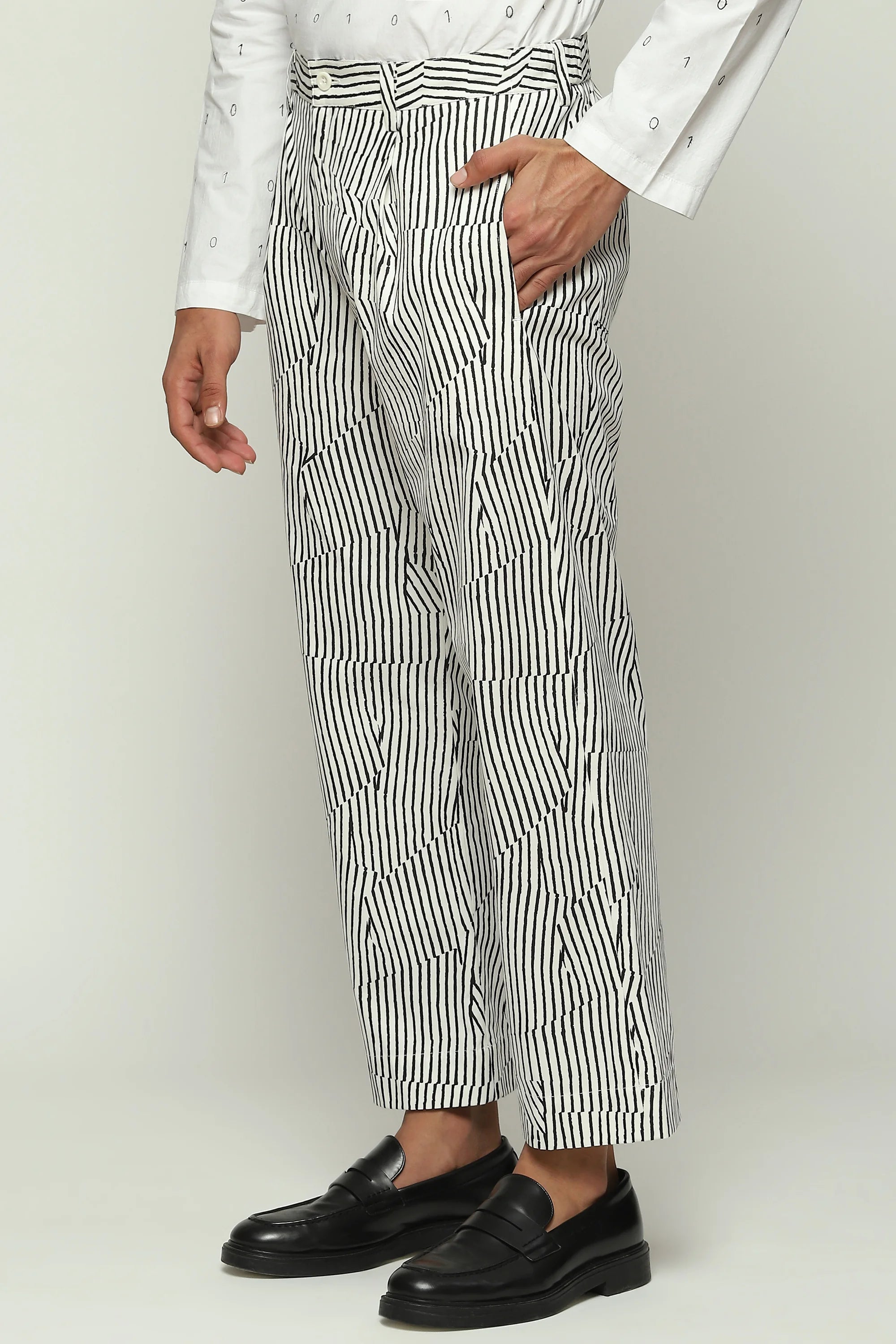Broken Pinstripes Trouser