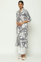 Watercolour Calligraphy Kurta