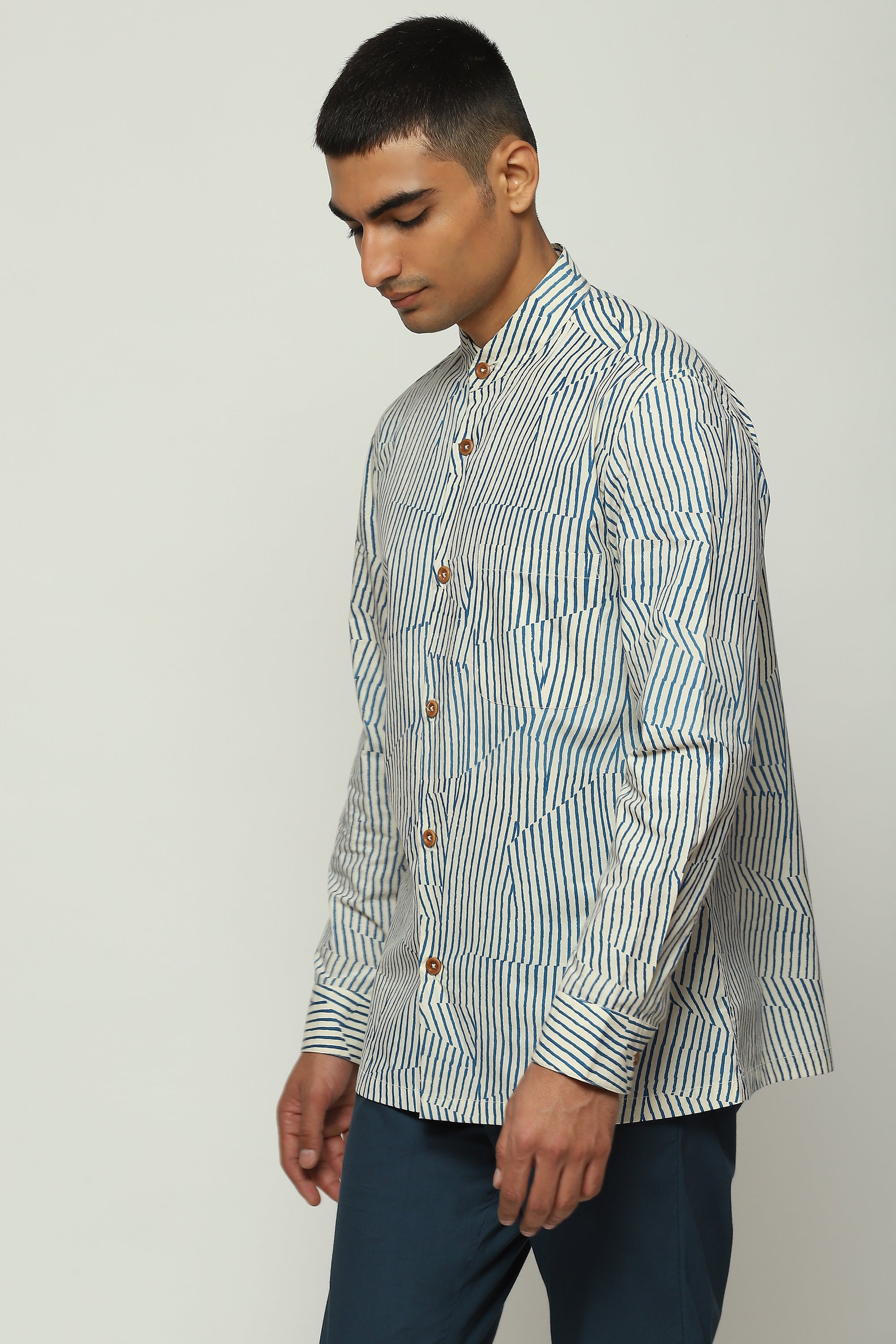 Broken Pinstripes Shirt