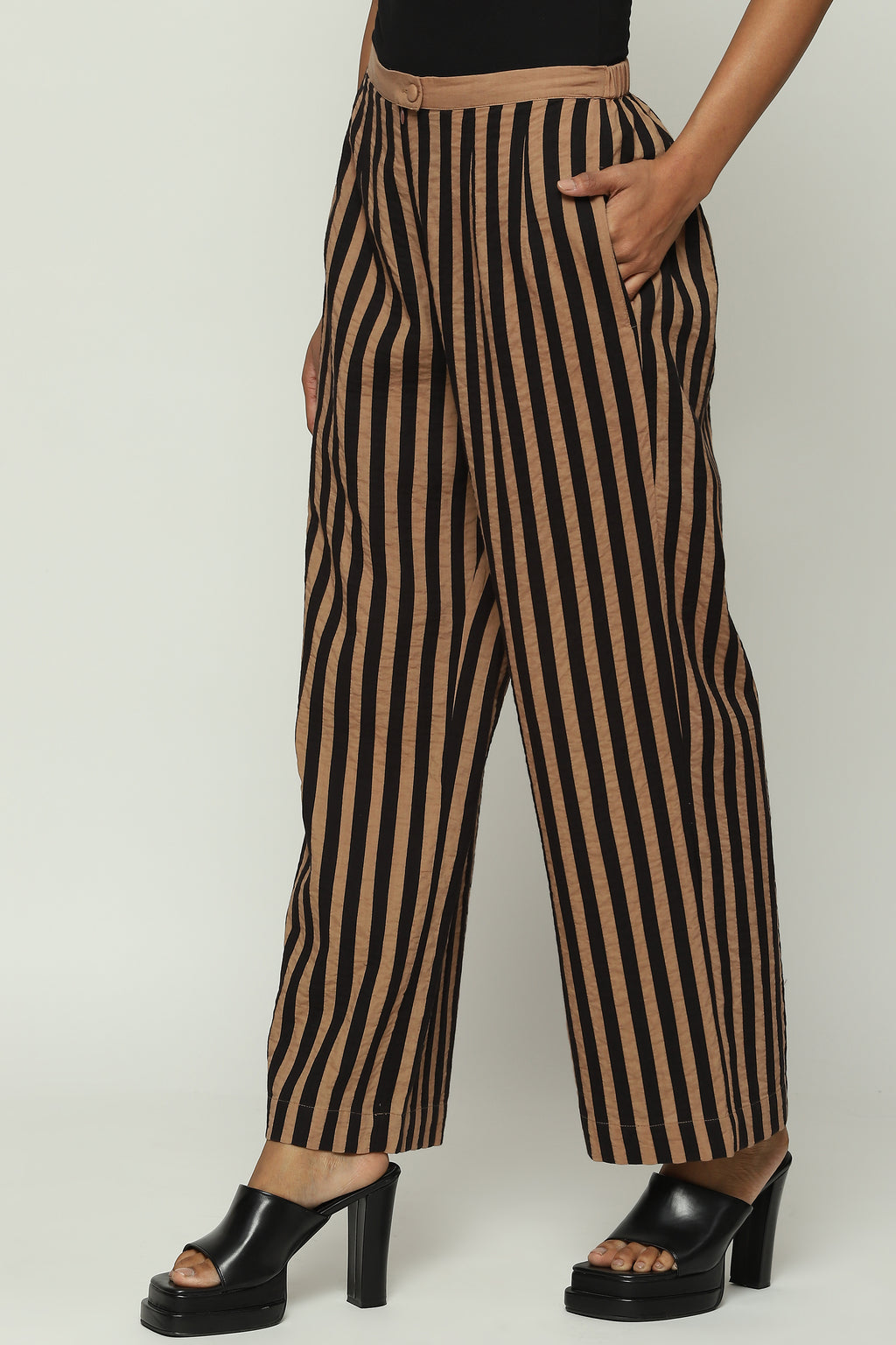 Applique Stripes Trouser