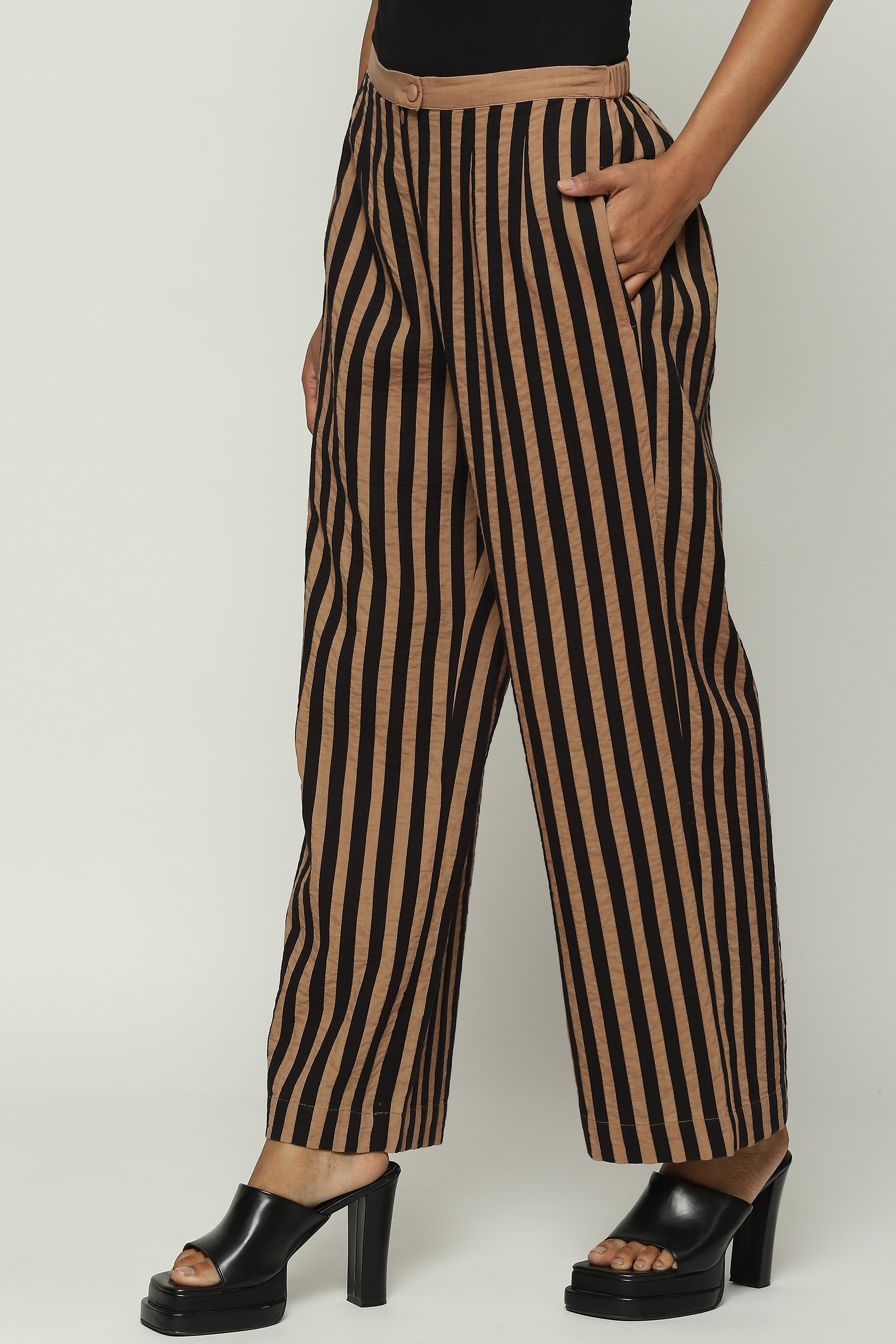 Applique Stripes Trouser