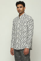 Printed Morse Code Shirt