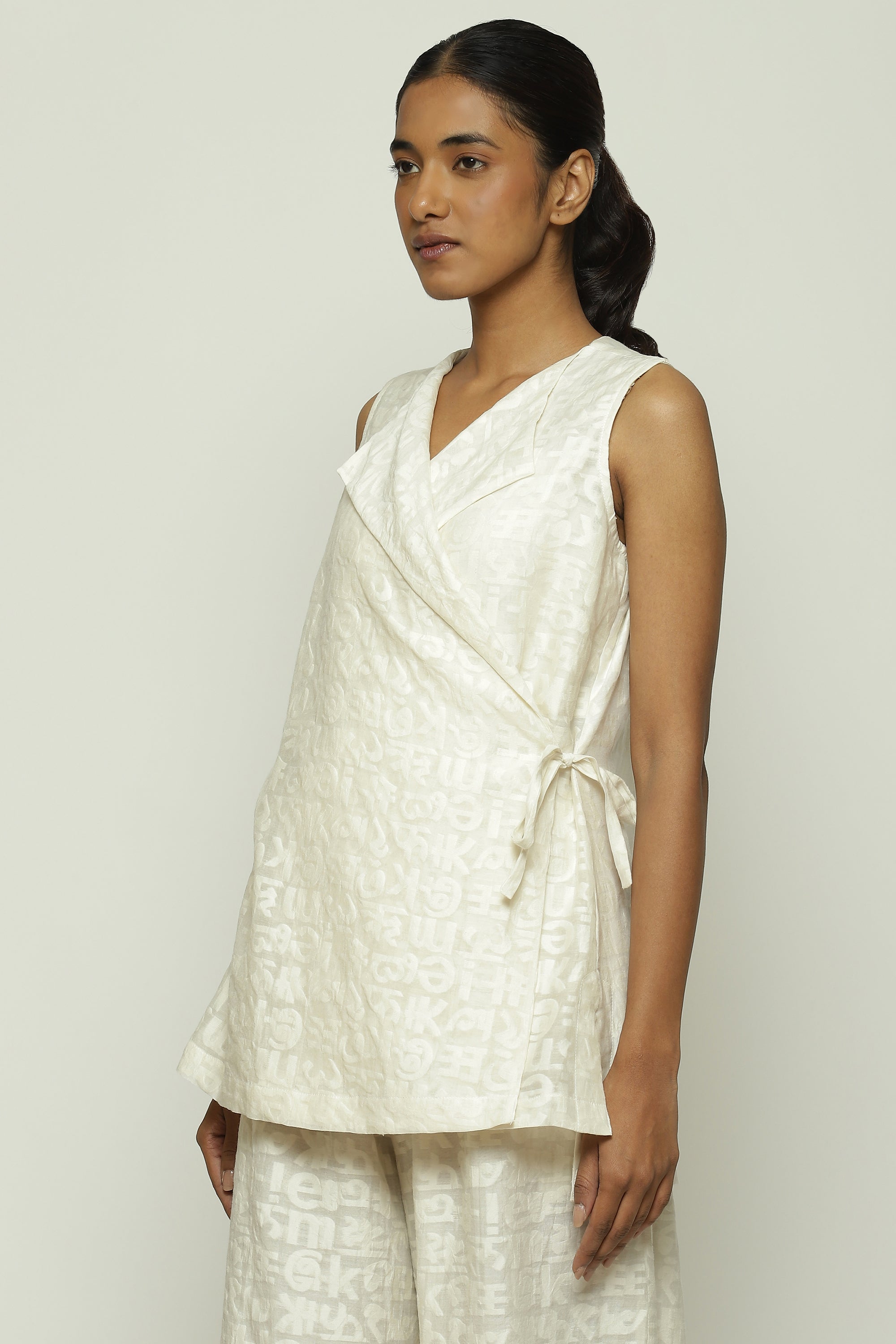 Calligraphy Cutwork Top