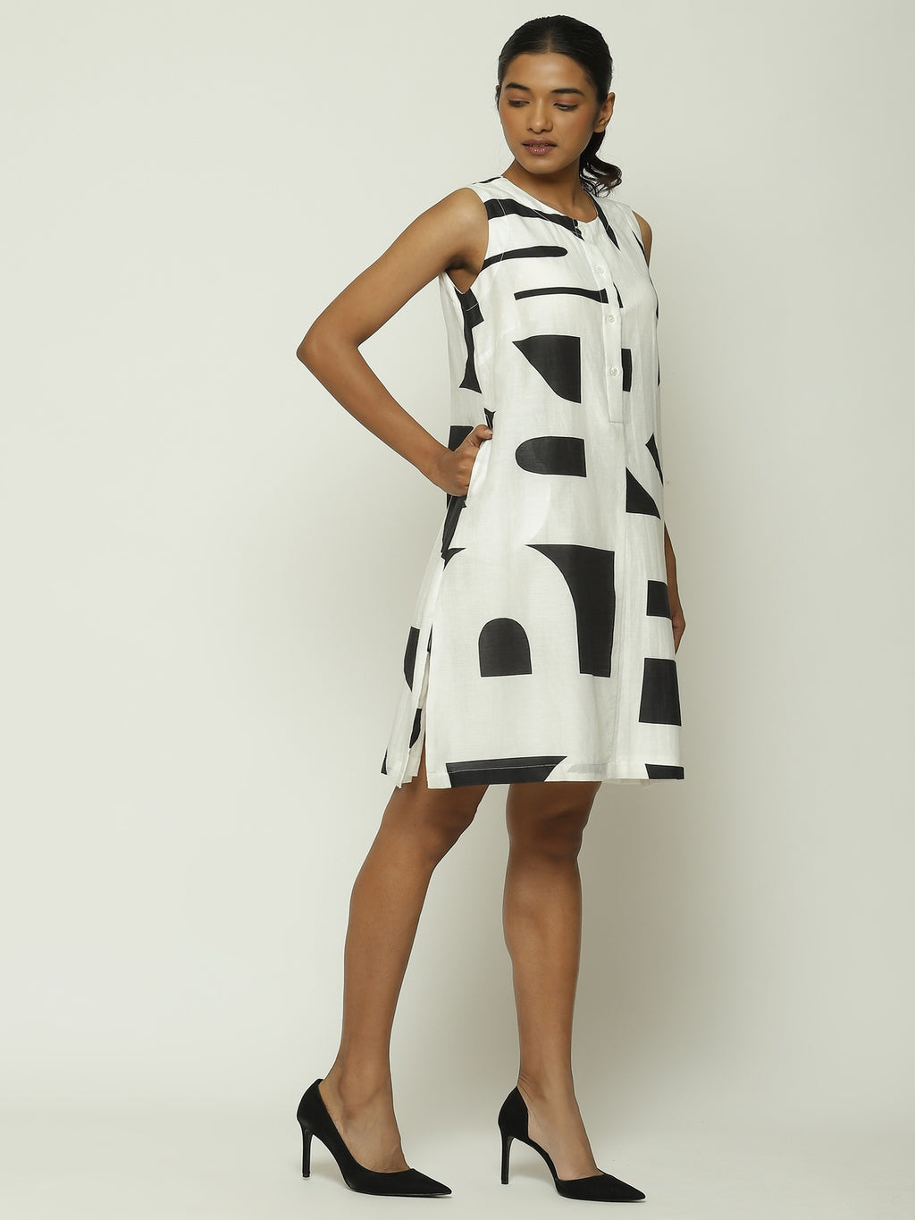 Oversized Calligraphy Tunic