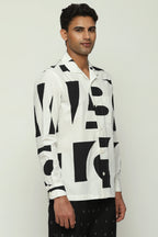 Oversized Calligraphy Shirt