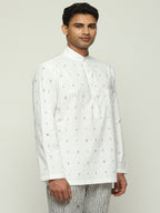 Embroidered Code Kurta