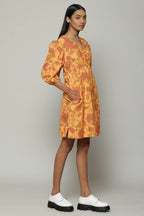 Chintz Print Handspun Handwoven Cotton Dress