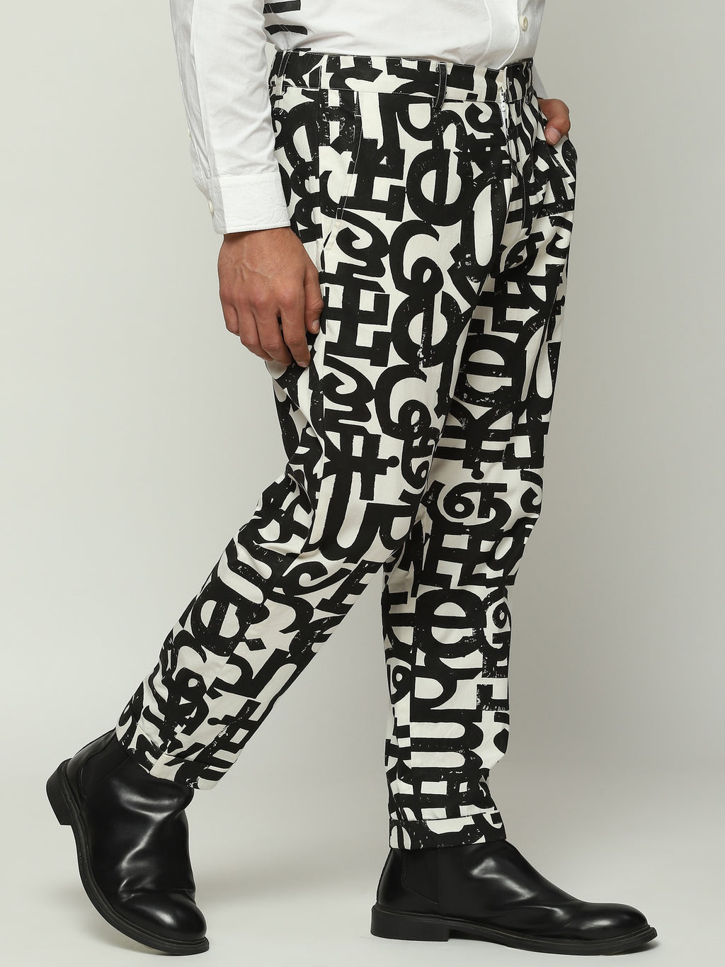 Organic Calligraphy Trouser