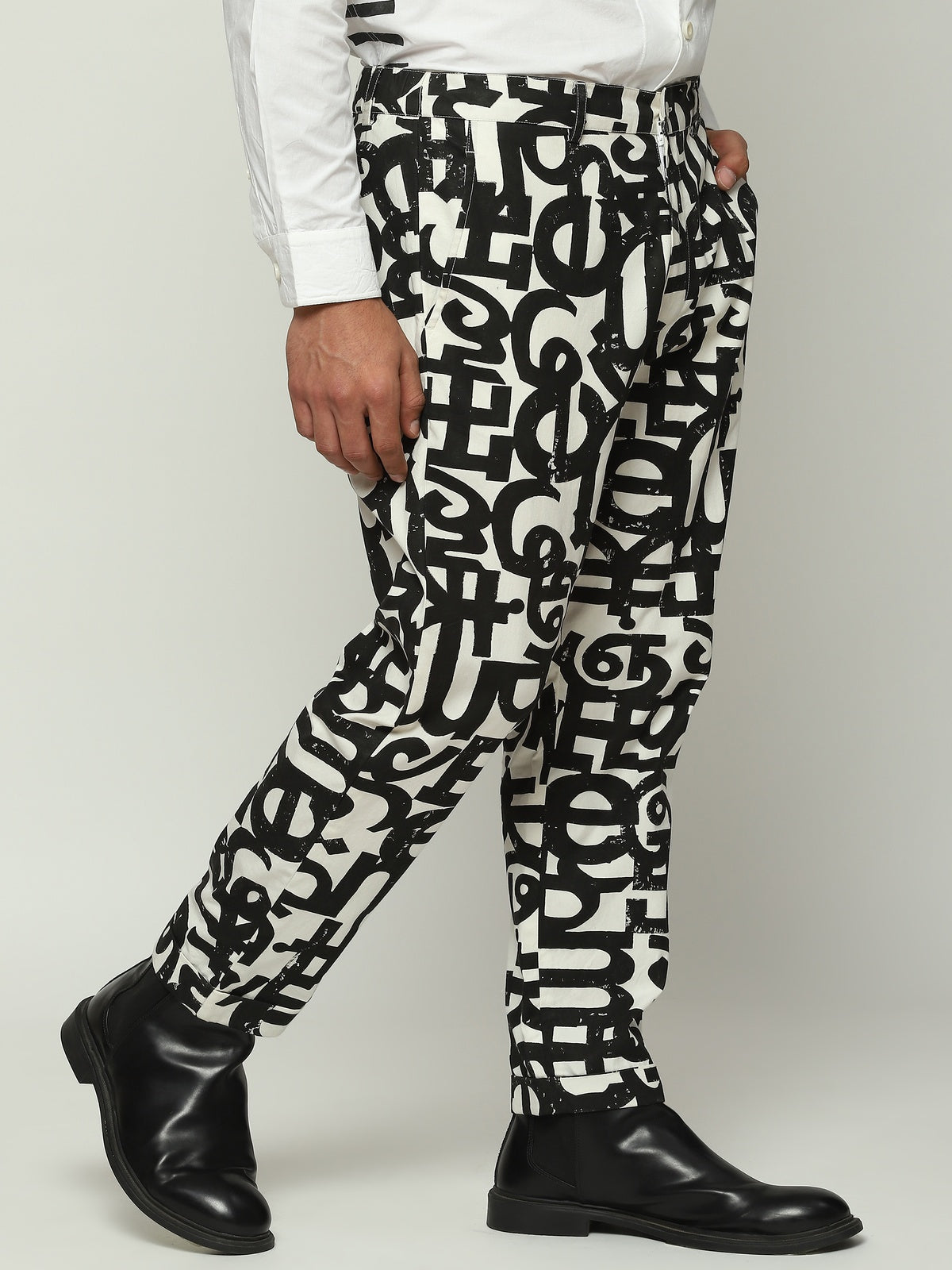 Organic Calligraphy Trouser