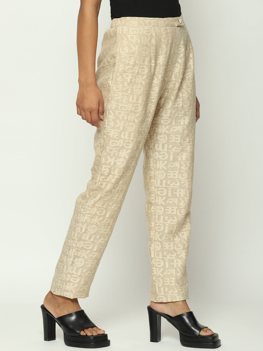 Calligraphy Cutwork Trouser