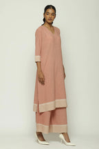 Chettinad Checks Redwood Kurta