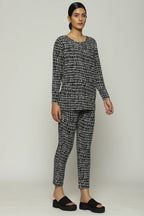 Lattice Print Top