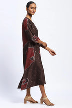 Bark Cloth Ikat Dress