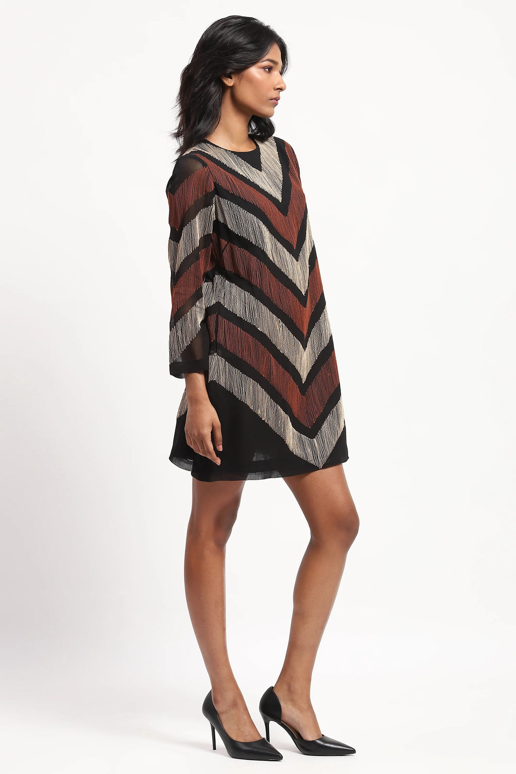 Dori Chevron Dress